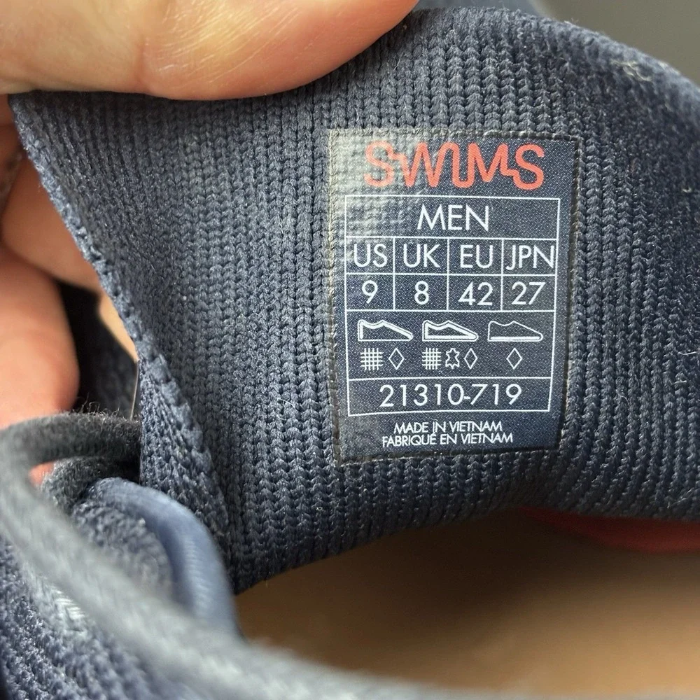 Swims Navy‎ Motion Knit Chukka Boot Hi Top Sneakers US 9 EU 42